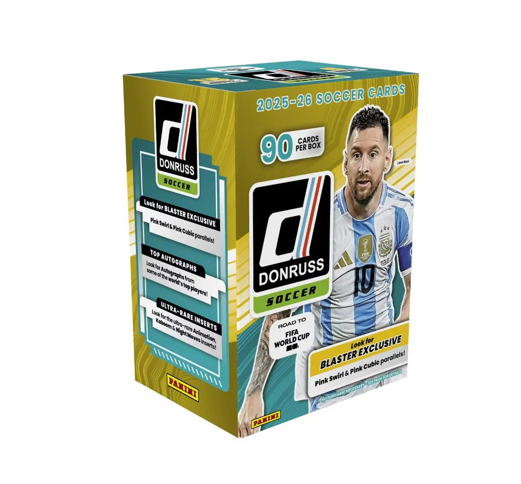2025/26 Panini Donruss Road To FIFA World Cup 26 Soccer Hobby Blaster Box
